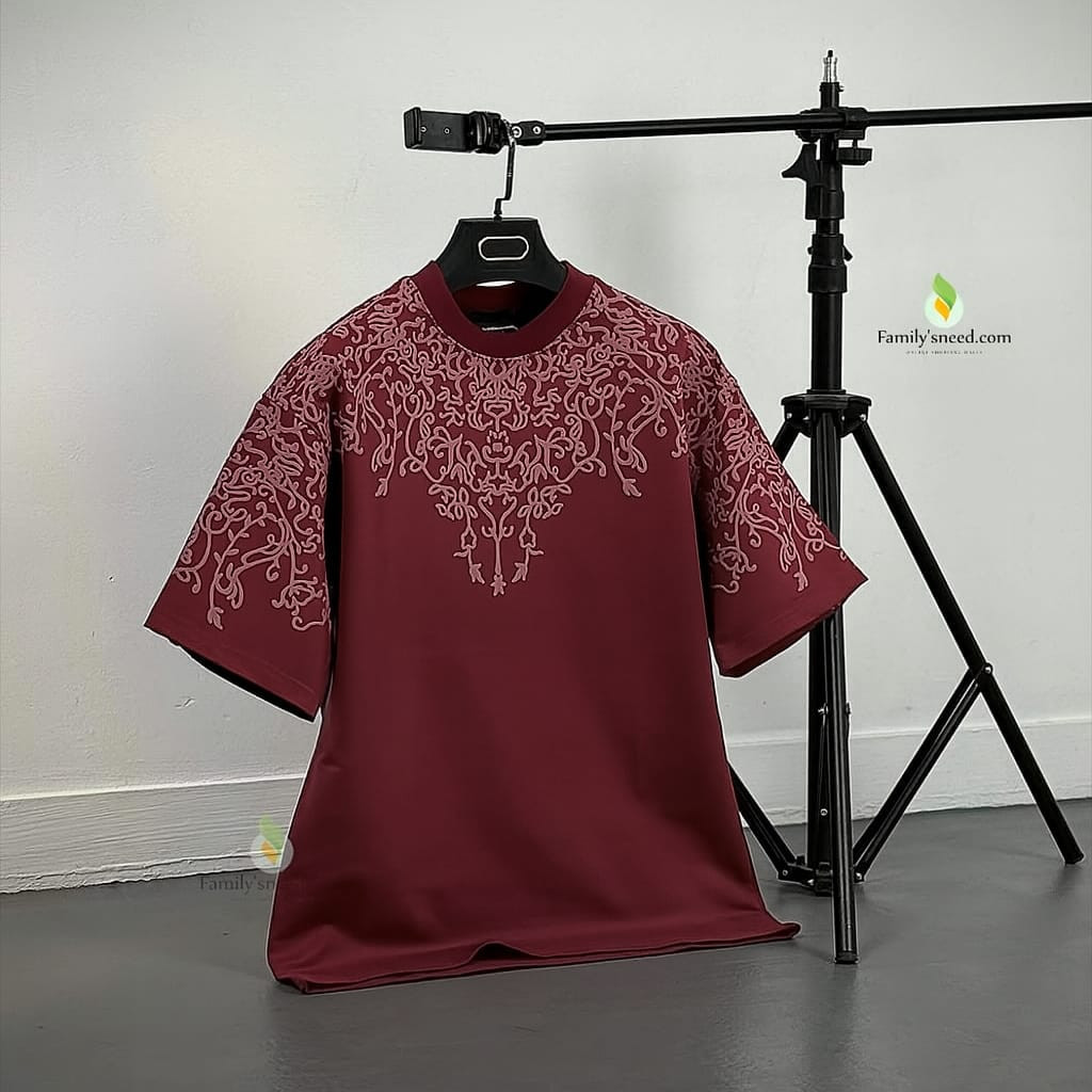 China Coss terry cotton Drop shoulder.